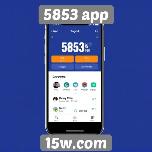 Crescimento da base de usuários do 5853 app